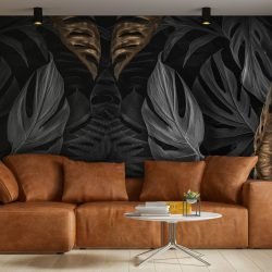Interior of modern living room with chair 3 D rendering